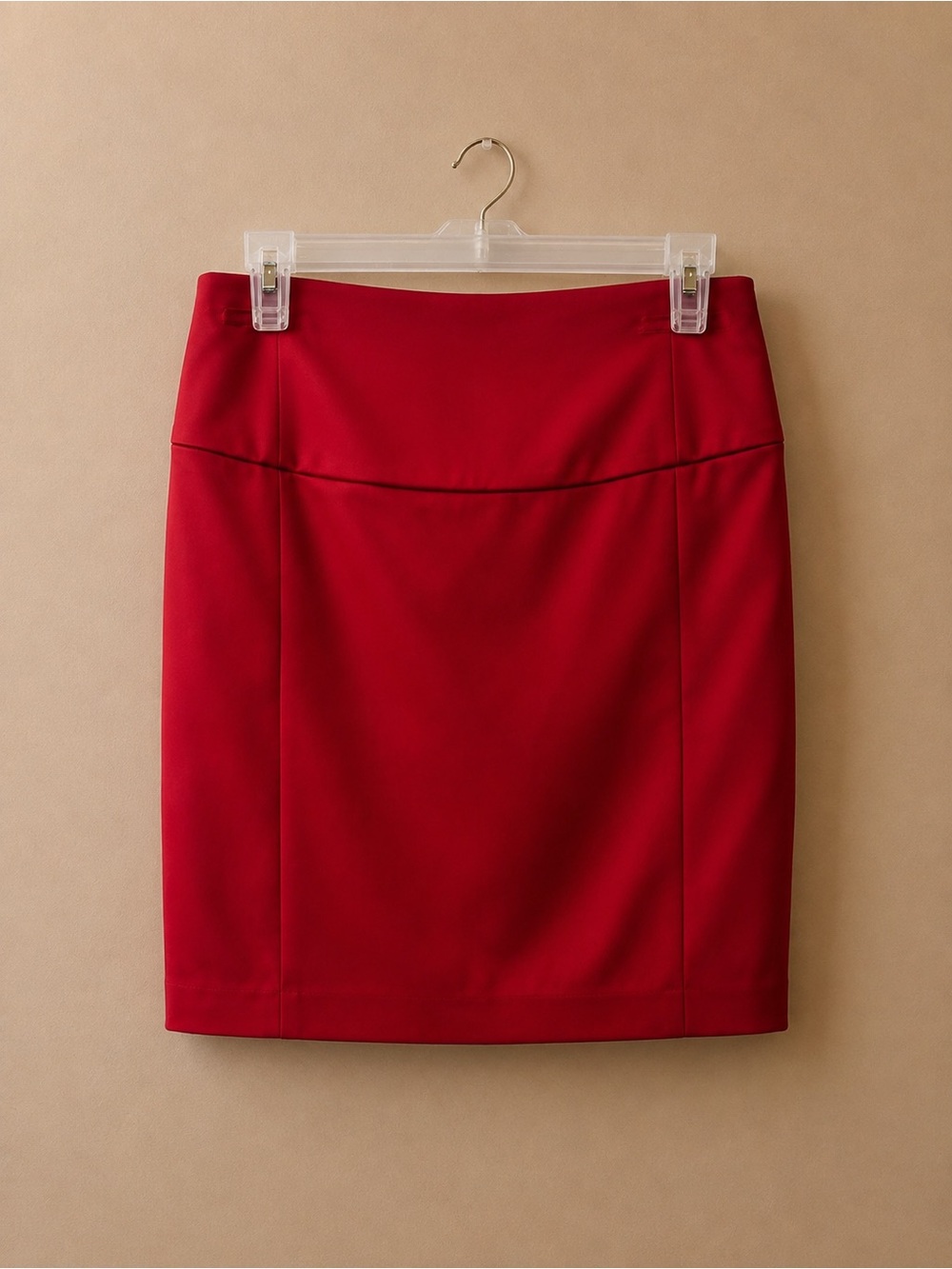 Express Red Pencil Skirt